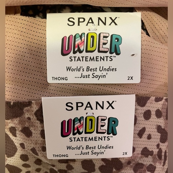 NWT 2 pairs SPANX Under Statements seamless thongs size 2X - Picture 5 of 7